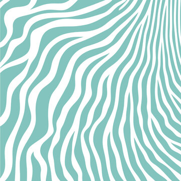 Teal and white zebra print pattern background design