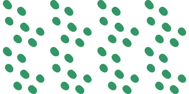 seamless pattern with green abstract blotches minimal background design
