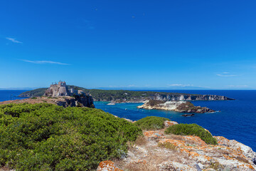 Obraz premium Scorcio delle Isole Tremiti - Foggia - Puglia - Italia 