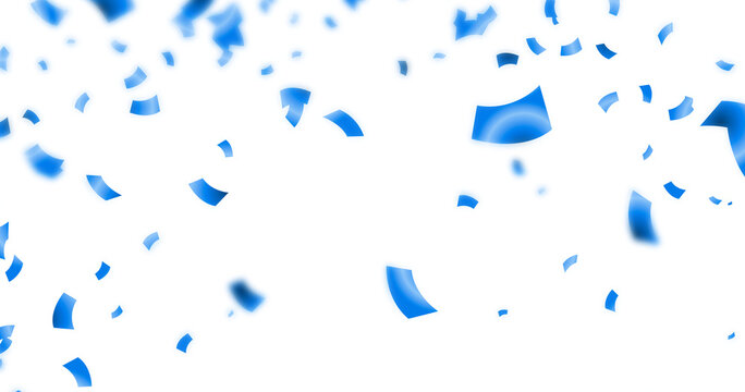 Blue Conffeti Floating png