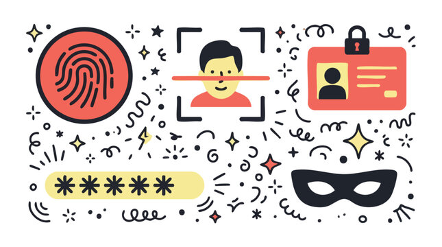 Digital Identity Security Concept.
