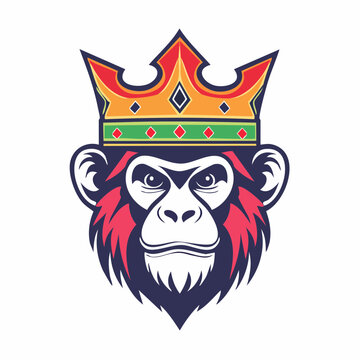 Monkey King Crown Illustration