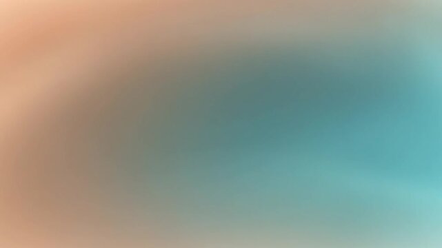 Soft abstract blue and peach blurred gradient motion background
