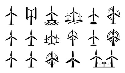 wind turbines vector © MdShakib