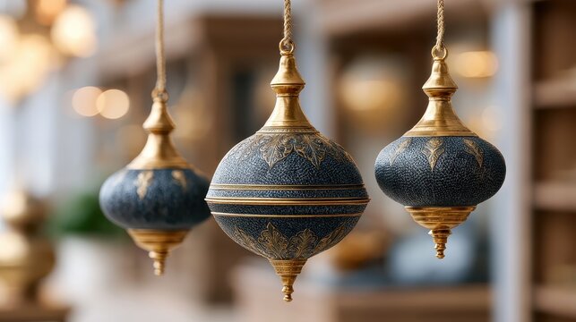 Decorative clay pots and planters, handcrafted ceramic vessels, rustic home decor, traditional artisan craftsmanship.