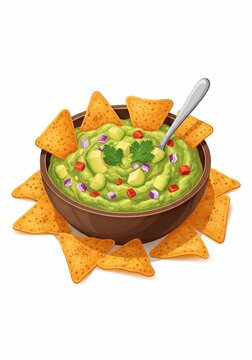 Vibrant Chunky Guac Mosaic