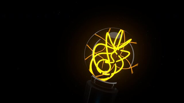 Stylized Cinematic Roll with Dutch Angle Light Bulb Perspective