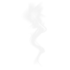 Obraz premium Abstract white smoke PNG on dark background. Isolated realistic smoke effects, transparent white and gray steam for hot drink, food photography, special effect of fog, mist, cloud texture.