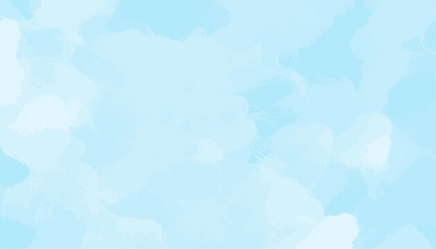 Soft Blue Watercolor Background