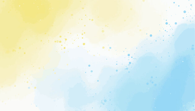 Summer Pastel Watercolor Background