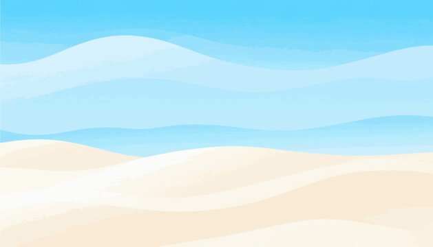 Abstract Summer Ocean Waves