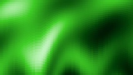 Abstract Luminous Green Vertical Geometric Rectangular Digital Block Vector Background © kazizisan