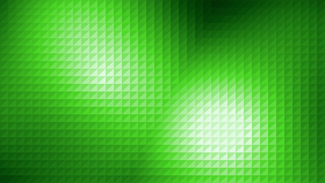 Abstract Luminous Green Geometric Triangular Vector Background