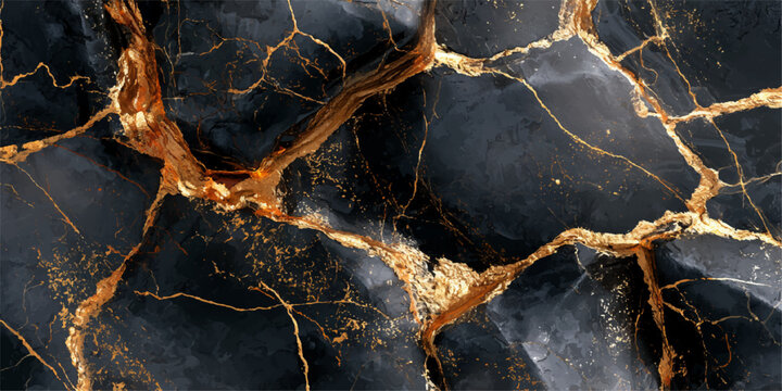 Luxury Black and Gold Marble Paper Texture Background with Elegant Metallic Veins and Premium Abstract Design.