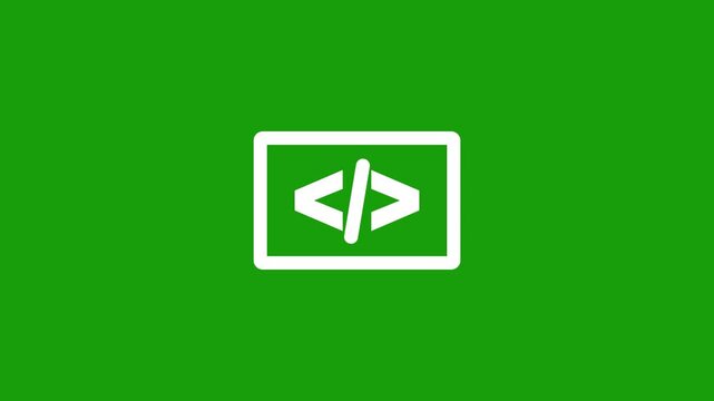 script code icon with simple design