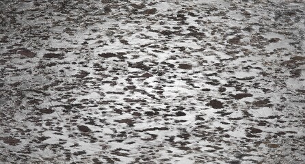 Rough cast iron texture background. Dark weathered metallic surface with bumpy mineral pattern. © graphicjack01
