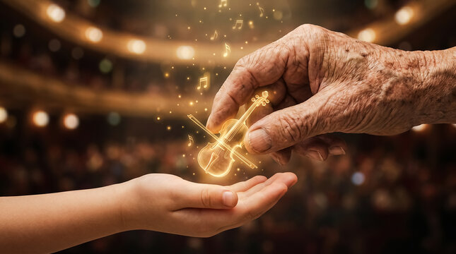 golden keepsake elderly hand memory legacy wisdom family symbol glow closeup symbolic scene about weathered hand releasing a small glowing keepsake as abstract symbol of wisdom memory and life