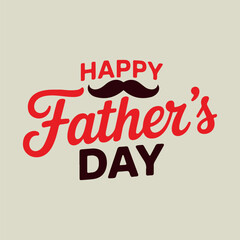 Obraz premium happy father's day logo design silhouette vector line art logo design