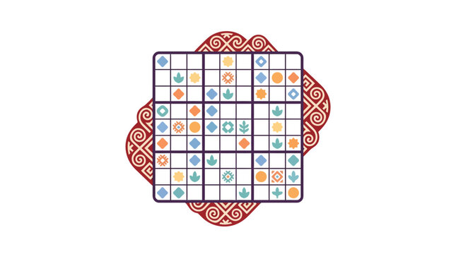 Traditional Asian Mahjong Game Set with Intricate Tile Designs