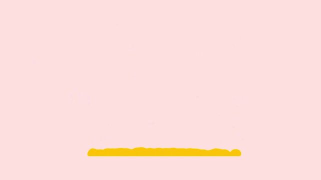 Animated hello pink background 