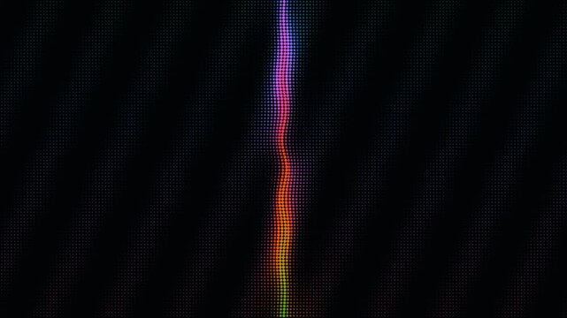 Colorful light streak on a dark background
