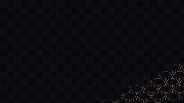 Background design with geometric shapes and textures on dark canvas