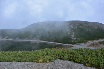 Fototapeta premium 岐阜県 高山市の乗鞍スカイライン～畳平