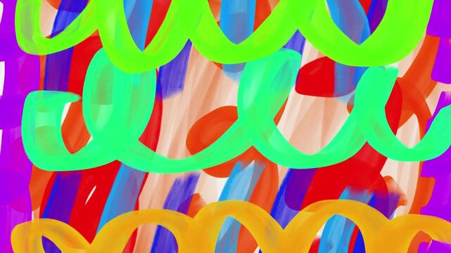 Bright moving background, beautiful animation for design