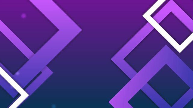 Abstract geometric background with overlapping diamond frames modern tech style animation