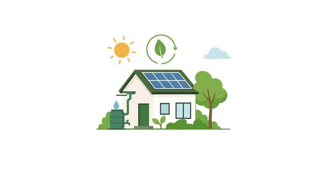 Eco Home Using Solar Energy for Sustainable Living