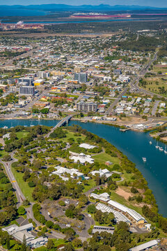Auckland Point before the construction of the Eastshore outdoors entertainment area
