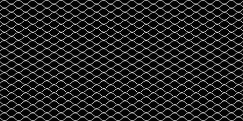 Net pattern. Rope net vector silhouette. Soccer, football, volleyball, tennis and tennis net pattern. Fisherman hunting net rope texture or pattern. © uboy