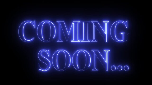 A commonly used "Coming Soon" placeholder frequently found in web design templates and stock image libraries.