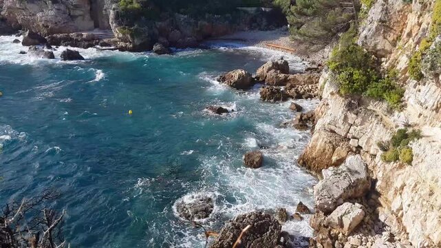 Landscape in the Cap d'Antibes, South of France