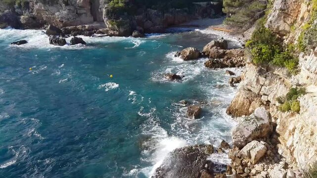 Landscape in the Cap d'Antibes, South of France