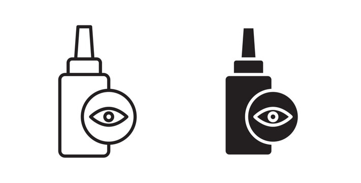 eye drop icon for website, apps and UI.