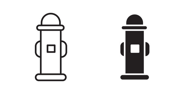 Fire hydrant icon for website, apps and UI.