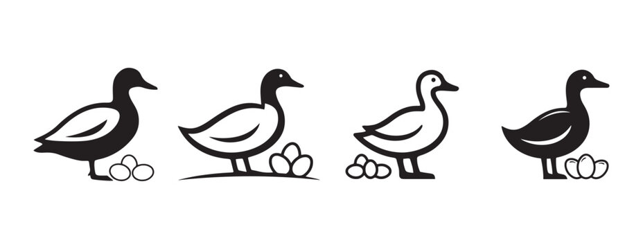Cute Bird Family Sketch Printable Art