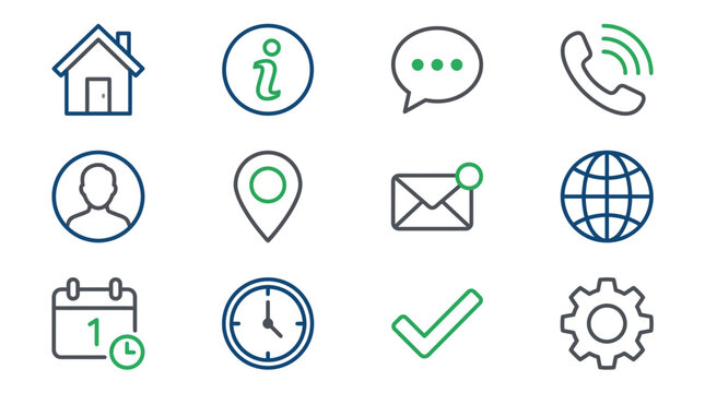 Out of Office notification template with elegant design featuring modern office elements and digital communication icons for professional email auto replies in corporate settings