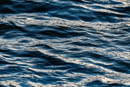 Sunlight reflected in waves