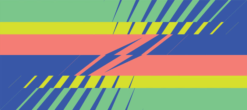 Modern graphic design, dynamic lines, vibrant flat wallpaper