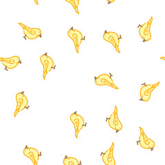 Obraz premium wren bird vector seamless pattern wren bird sign illustration