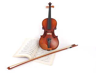 violin on white background © 路阳