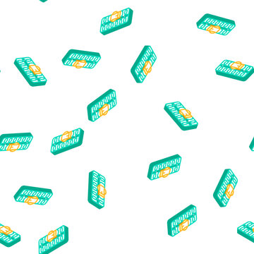 paracord bracelet isometric seamless pattern. paracord bracelet sign illustration
