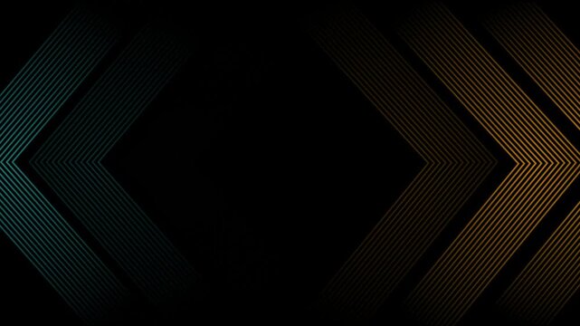 Abstract background with geometric chevron lines and diamond shapes animation