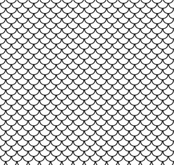Ocean Scales: Vibrant Mermaid and Fish Scale Pattern © Fernandes