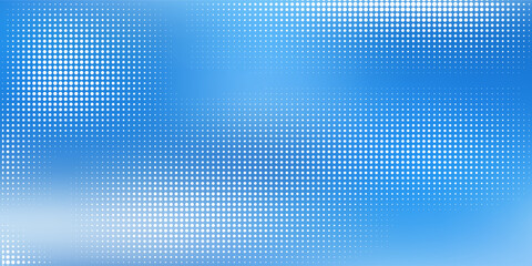 Fototapeta premium Abstract halftone pattern dot background texture. Linear vector distressed dot grunge overlay.
