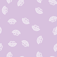 Obraz premium nest with bird eggs line seamless pattern nest with bird eggs thin line illustration