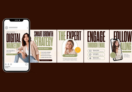 Digital Marketing Agency Social Media Carousel