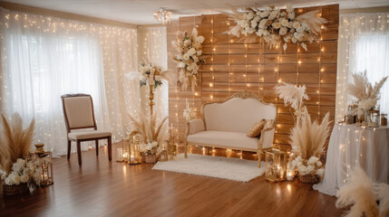 Fototapeta premium Romantic Seating Area